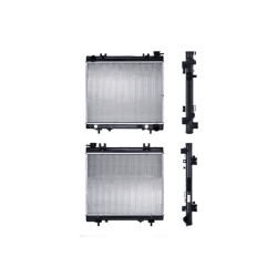 Radiador Dg Dakota 2005 2006 2007 V6/V8 3.7/4.7 Lts C/S Aa Aut 17 5/7X22X26Mm Alum Sold Polar