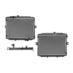 Radiador Dg H-100 99-08 L4 2.4/2.5 Lts Std C/S Aa 15 3/4X23 1/7X26Mm Alum Sold Polar