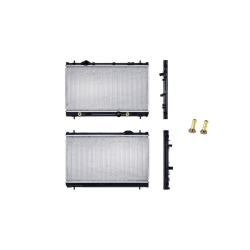 Radiador Dg Neon 2002 2003 2004 (Enfriador De Aceite Largo) L4 2.0 Lts C/Aa Aut 13 7/9X25 1/8X16Mm Alum Sold Polar