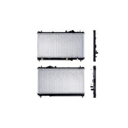 Radiador Dg Neon 95-99 L4 2.0 Lts Americano C/S Aa Aut 11 4/5X23 1/2X16Mm Alum Sold Polar