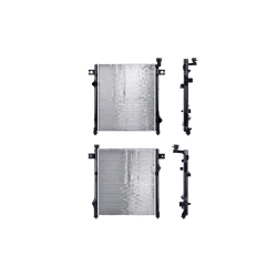 Radiador Dg Nitro 07-12 V6 3.7 Lts Aut C/Aa 19 7/8X24X26Mm Alum Sold Polar