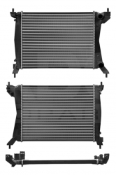 Radiador Vision/Palio/Uno 11-16 L4 1.6, 1.8 Lts Std C/S Aa  Alum Mec Polar