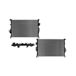 Radiador Fd Escape 2014 2015 2016 2017 2018 2019 L4 1.5 1.6, 2.0, 2.5 Lts Aut C/S Aa 26 3/8X17 5/9X26Mm Alum Sold Polar