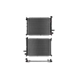 Radiador Fd Escort 98-03 L4 2.0 Lts Aut 21 2/3X16 6/7X26Mm Alum Sold Polar