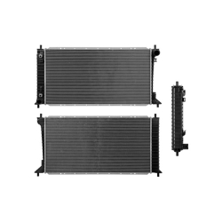 Radiador Fd Expedition 05-06 V8 4.2, 4.6, 5.4 Lts C/Aa Aut (Conexion Rapida) 31 8/9X16 6/7X56Mm Alum Sold Polar