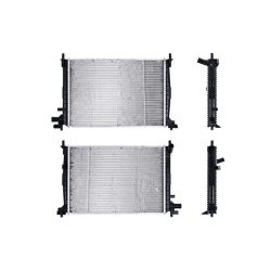 Radiador Fd Fiesta 96-06 L4 1.3 Lts C/Aa Std 19 2/3X14 1/5X16Mm Alum Sold Polar