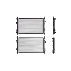 Radiador Fd Fiesta 03-10 L4 2.0/1.6L C/S Aa Aut 22X14 1/7X23Mm Alum Mec Polar