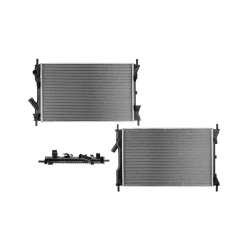 Radiador Fd Fiesta 04-17 L4 1.6 Lts Std C/S Aa 23 2/9X14 7/8X16Mm Alum Sold Polar