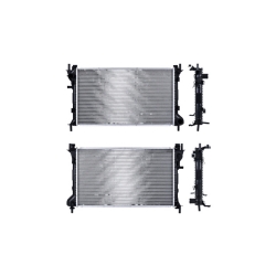 Radiador Fd Focus 00-07 L4 2.0, 2.3 Lts Aut/Std C/S Aa 23 5/8X13 5/7X26Mm Alum Sold Polar