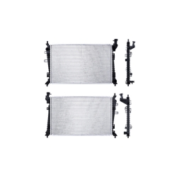 Radiador Fd Focus 08-11 L4, L5 2.0, 2.5 Lts C/S Aa Std 26 7/9X16 6/7X16Mm Alum Sold Polar