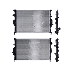 Radiador Lr Range Rover 12-18 (P/Toma De Calefaccion) L4 2.0, 2.2, 2.3, 4.4 Lts Aut C/S Aa 26 3/8X17 5/9X26Mm Alum Sold Polar