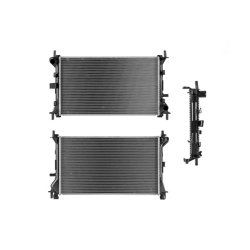 Radiador Fd Focus 00-07 L4 2.0, 2.3 Lts Std C/S Aa 23 5/8X13 5/7X26Mm Alum Sold Polar
