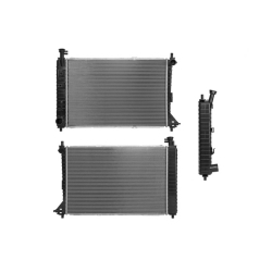 Radiador Fd Mustang 97-04 V6 3.8, 3.9 Lts C/S Aa Std C/Gollete 24 4/5X16 6/7X26Mm Alum Soldado Polar