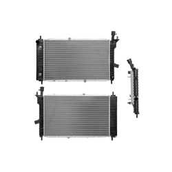 Radiador Fd Topaz/Guia/Tempo 92-94 L4/V6 2.3, 3.0 Lts C/S Aa Aut 24X14 1/2X26Mm Alum Sold Polar