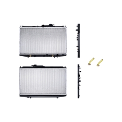 Radiador Hd Accord 98-02 L4 2.3 Lts C/S Aa Aut 14 3/4X26 2/3X16Mm Alum Sold Polar