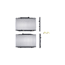 Radiador Hd Accord 2003 2004 L4 2.4 Lts C/S Aa Aut 15 3/4X27 7/8X16Mm Alum Sold Polar
