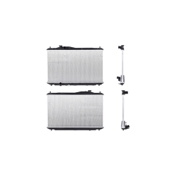 Radiador Hd Civic/Ilx 2012 2013 2014 2015 Toma Lineal L4 1.8/2.4 Lts Aut C/S Aa 14 3/4X26X16Mm Alum Sold Polar