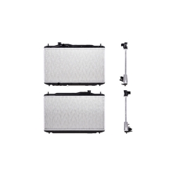 Radiador Hd Civic/Ilx 2012 2013 2014 2015 Toma De Candado L4 1.8, 2.4 Lts Aut C/S Aa 14 3/4X26X16Mm Alum Sold Polar