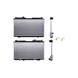 Radiador Hd Cr-V 97-01  L4 2.0 Lts C/Aa Aut 13 7/9X26 2/7X16Mm Alum Sold Polar