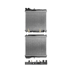 Radiador Hd Fit 2006 2007 2008 L4 1.4, 1.5 Lts C/S Aa Aut 12 4/5X14 7/8X26Mm Alum Sold Polar