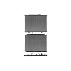 Radiador Hd Ridgeline 2006 2007 2008 V6 3.5 Lts C/S Aa Aut 21 2/3X30 1/4X26Mm Alum Sold Polar