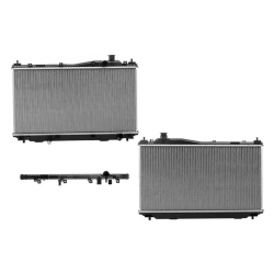 Radiador Hd Civic 01-05 L4 1.7 Lts Std C/S Aa 13 7/9X25 1/2X16Mm Alum Sold Polar