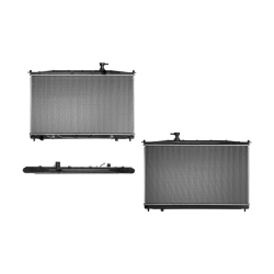 Radiador Hy Santa Fe 2007 2008 2009 V6 2.7, 3.3 Lts Aut C/S Aa 15 3/4X28 1/4X26Mm Alum Sold Polar