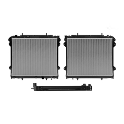 Radiador Jc Frison T6 19-23 L4 2.0 Lts Turbo Std 20 1/2X24 1/3X26Mm Alum Sold Polar