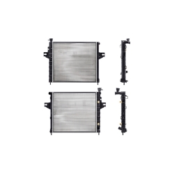 Radiador Jp Grand Cherokee 99-00 V8 4.7 Lts C/S Aa Aut 23 3/7X21 4/7X26Mm Alum Sold Polar