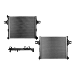 Radiador Jp Grand Cherokee 07-10 V6 3.0 Lts Std C/S Aa 23 1/7X20X32Mm Alum Sold Polar