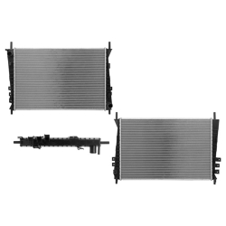 Radiador Jg X-Type 02-08 V6 2.5, 3.0 Lts Std C/S Aa 24 2/5X16X26Mm Alum Sold Polar