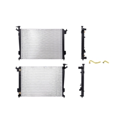 Radiador Ki Sportage 11-16 L4 2.0, 2.4 Lts C/S Aa Aut 25 1/5X18 5/6X16Mm Alum Sold Polar