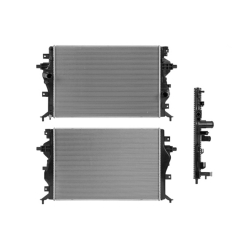 Radiador Ki Niro/Ioniq 17-22 L4 1.6 Lts Aut C/Aa 24X16X16Mm Alum Sold Polar