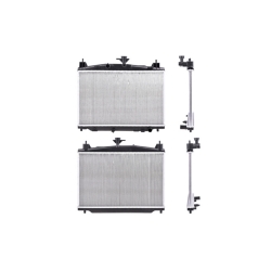 Radiador Mz 2 2011 2012 2013 2014 2015 L4 1.5 Lts Aut C/S Aa 13 7/9X22X16Mm Alum Sold Polar