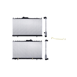 Radiador Mt Galant 04-12 L4 2.4/V6 3.8 Lts C/S Aa Aut 15 3/4X29 5/6X16Mm Alum Sold Polar