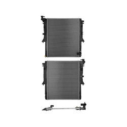 Radiador Mt L200 08-15 L4 2.4, 2.5Lts Std C/S Aa Gas/Diesel 20 2/3X25 3/4X16Mm Alum Sold Polar