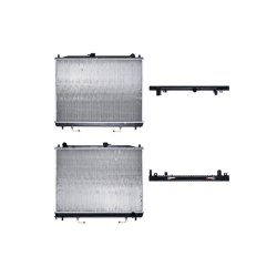 Radiador Mt Montero 03-06 V6 3.8 Lts Aut C/S Aa 19 2/3X27X22Mm Alum Sold Polar