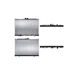 Radiador Mt Outlander 03-06 L4 2.4 Lts C/S Aa Aut 16 3/4X27X26Mm Alum Sold Polar