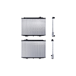 Radiador Ns D22/Np300 08-15 L4 2.5, 3.2 Lts C/S Aa Std Diesel 17 5/7X27X22Mm Alum Sold Polar