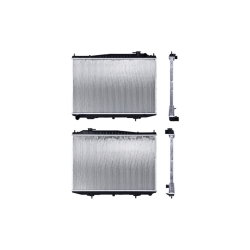 Radiador Ns Frontier/D22 02-09 V6 3.0 Lts Tomas Cruzadas C/S Aa Std  17 5/7X27X26Mm Alum Sold Polar