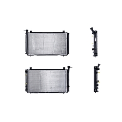 Radiador Ns Tsuru Ii 87-91 L4 1.6 Lts Aut C/S Aa 23 2/9X13 1/3X26Mm Alum Sold Polar