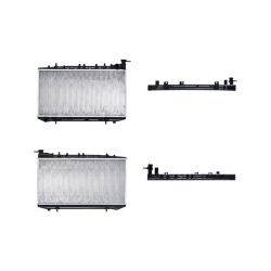 Radiador Ns Tsuru Iii 92-17 L4 1.6, 1.8, 2.0 Lts 2 Hileras 1/2 C/S Aa Std 12 3/5X25 1/2X26Mm Alum Sold Polar