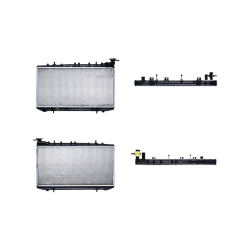 Radiador Ns Tsuru Iii 92-17 L4 1.6, 2.0 Lts 2 Hileras 1/2 C/S Aa Aut 12 3/5X25 1/2X26Mm Alum Sold Polar