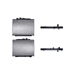 Radiador Ns Urvan 04-09 L4 2.0, 2.5 Lts C/S Aa Std 14 1/16X21 4/7X26Mm Alum Sold Polar