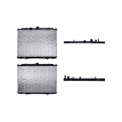 Radiador Ns X-Trail 02-07 L4 2.0, 2.5 Lts C/S Aa Aut 17 5/7X27X16Mm Alum Sold Polar