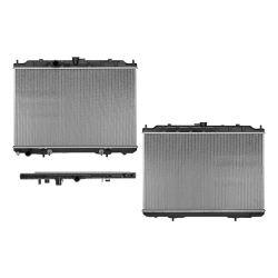 Radiador Ns X-Trail 02-07 (Americano Conexiones Largas ) L4 2.0 Lts Aut C/S Aa 17 5/7X27X16Mm Alum Sold Polar