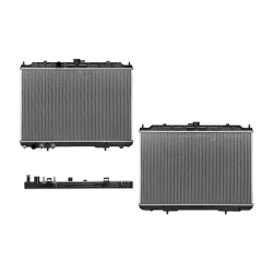 Radiador Ns X-Trail 02-07 L4 2.5 Lts Aut C/S Aa 17 5/7X27X16Mm Alum Sold Polar