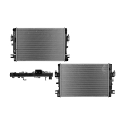 Radiador Ns Np300/Frontier 2016 2017 2018 2019 2020 L4 2.5 Lts Aut C/S Aa 28 3/7X19 1/5X16Mm Alum Sold Polar