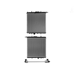 Radiador Pg 206 01-08 L4 1.4, 1.6 Lts Std C/S Aa 15X15 2/7X22Mm Alum Sold Polar