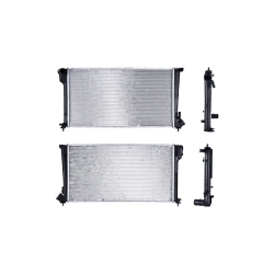 Radiador Pg 306 98-01 L4 1.8 Lts C/S Aa Std 26 1/4X14X22Mm Alum Sold Polar